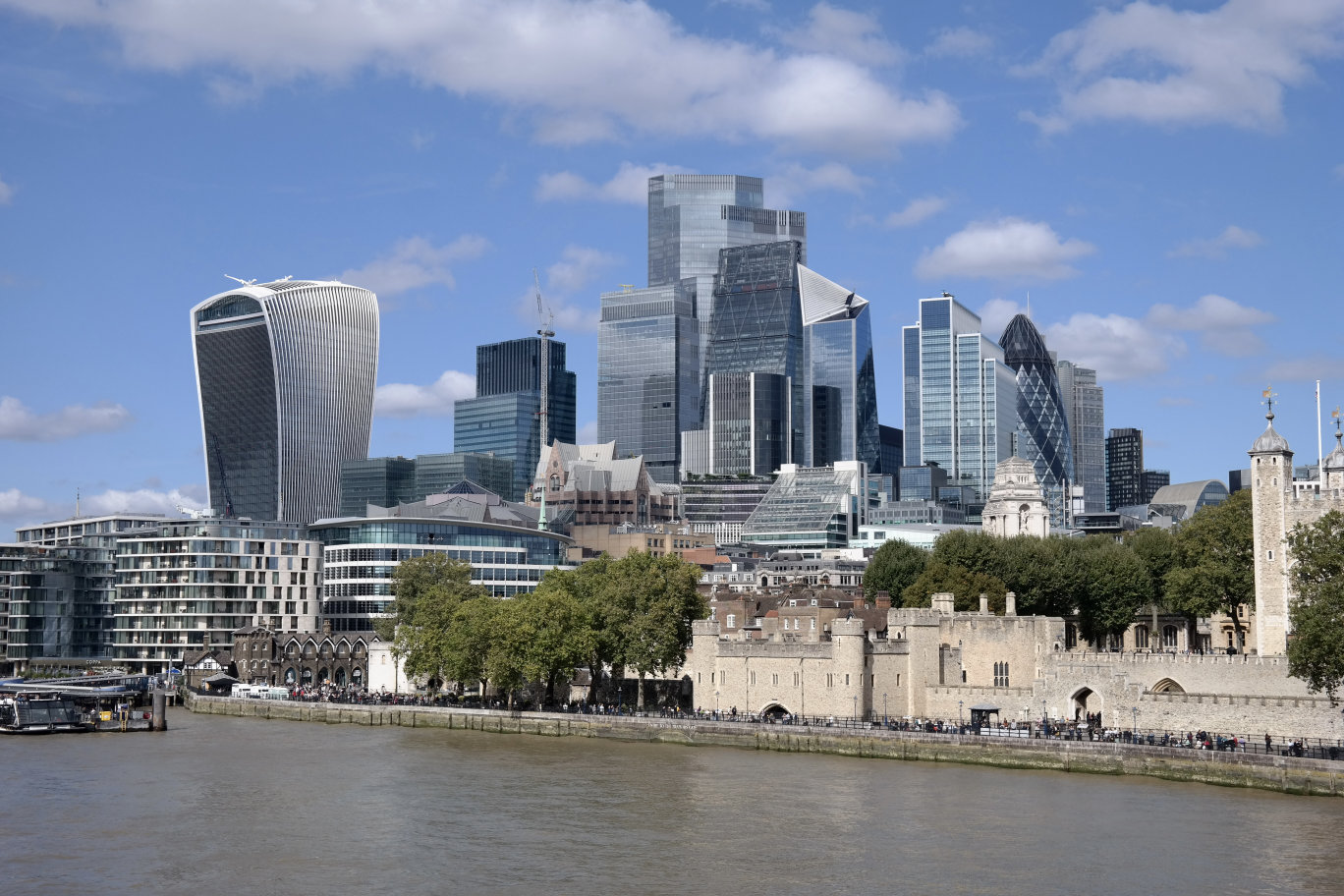 The City of London’s financial towers, September 17, 2024.