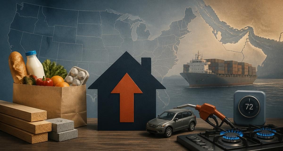 AI-generated editorial graphic for Household Affordability