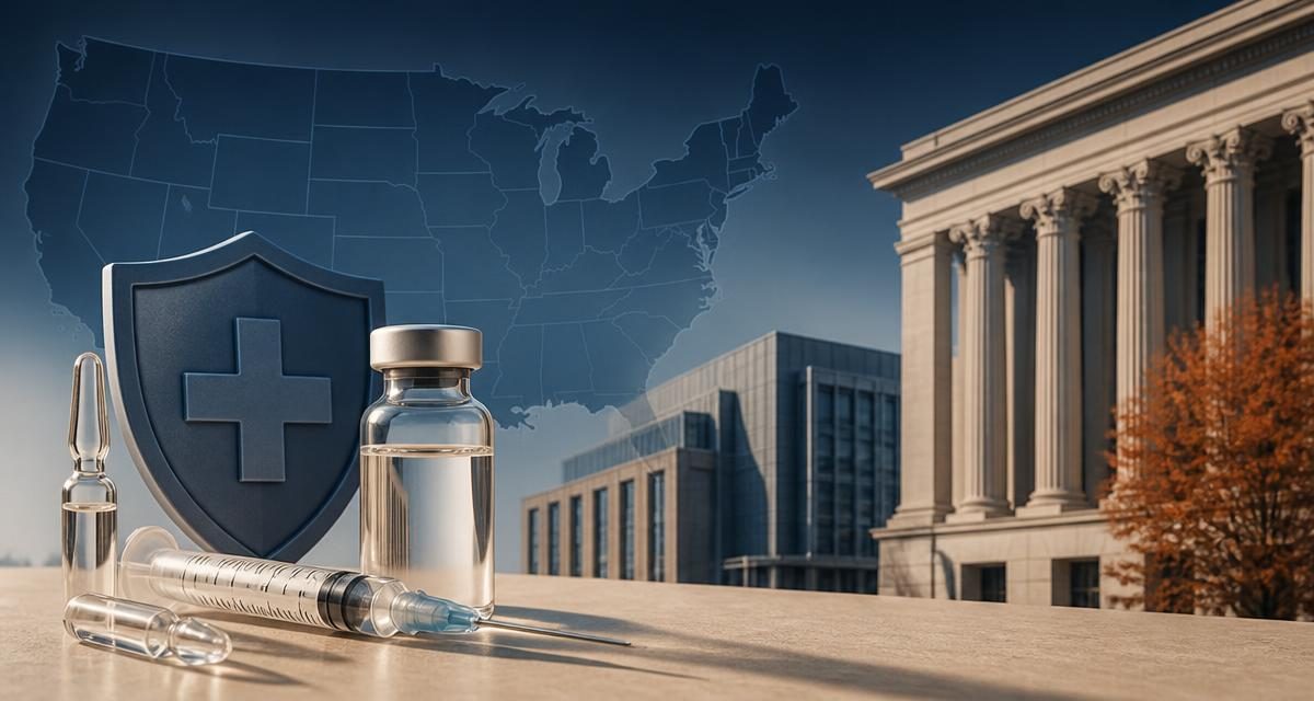 AI-generated editorial graphic for Vaccine Guidance, Effectiveness & Safety