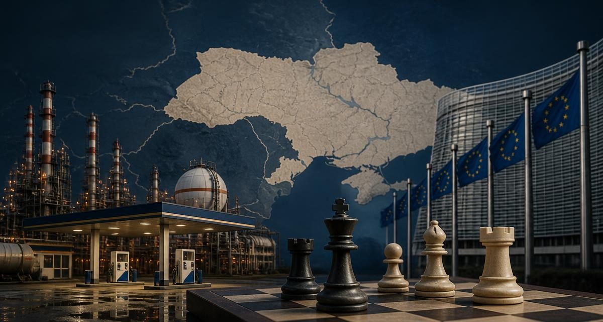 AI-generated editorial graphic for Russia/Ukraine: Reported Strikes Undercut the Claimed Energy Ceasefire