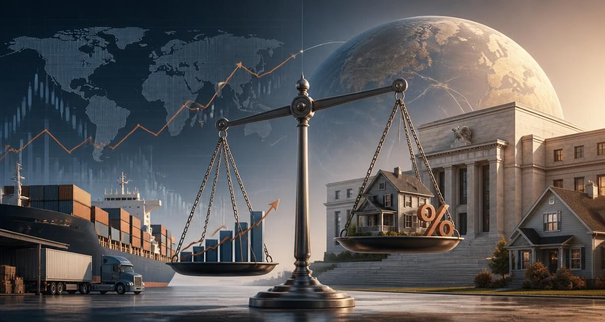 AI-generated editorial graphic for Growth Continues as Hiring and Household Financing Remain Under Pressure
