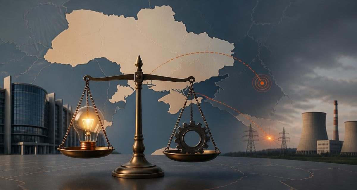 AI-generated editorial graphic for Ukraine backs energy ceasefire proposal; reciprocity remains unresolved